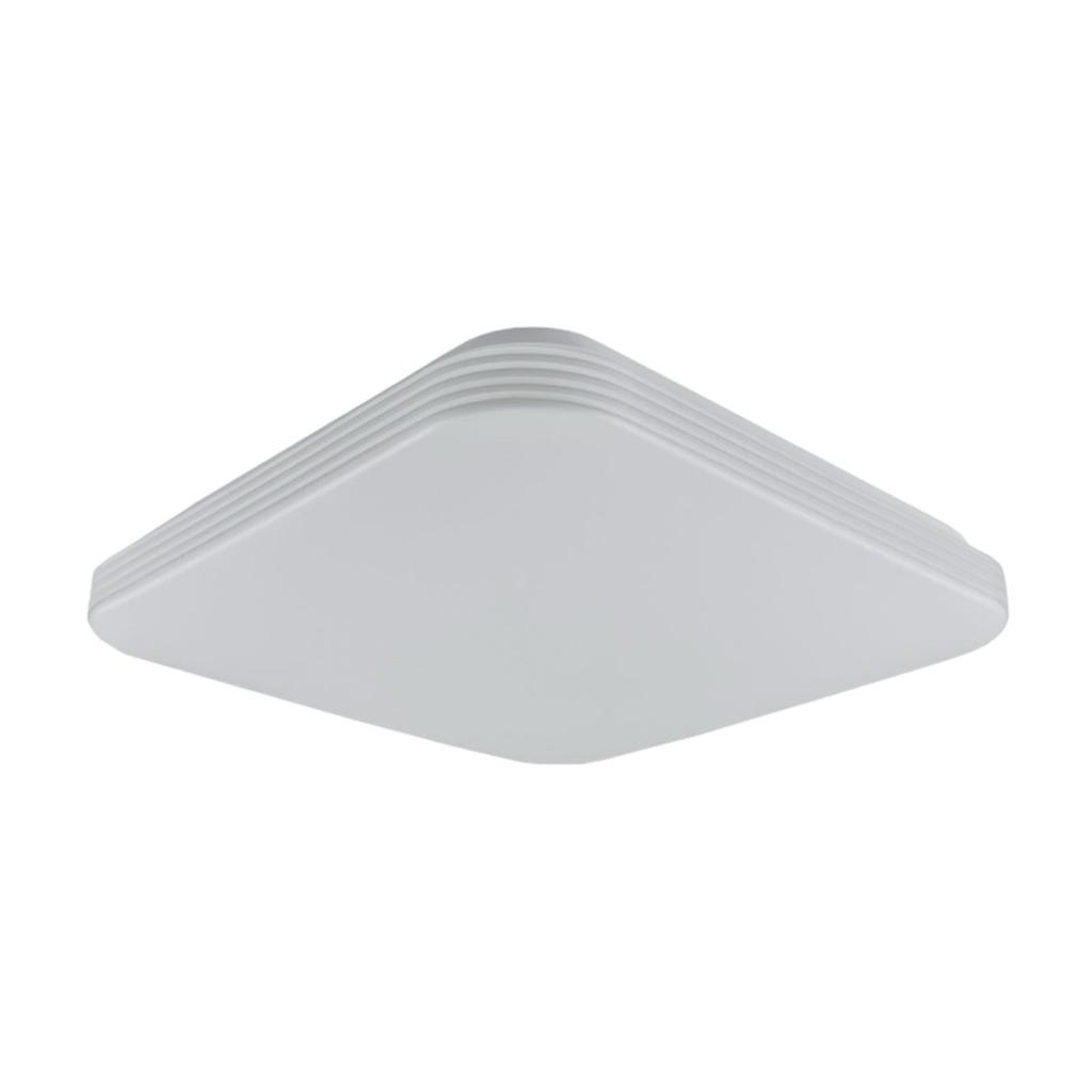 LED-Світильники настінно-стельові (накладні) Vestum QUATRO LED-Світильник 24W 2100Lm 4000K 330*330*60мм. без пульта (білий мат/срібло) VS-80053