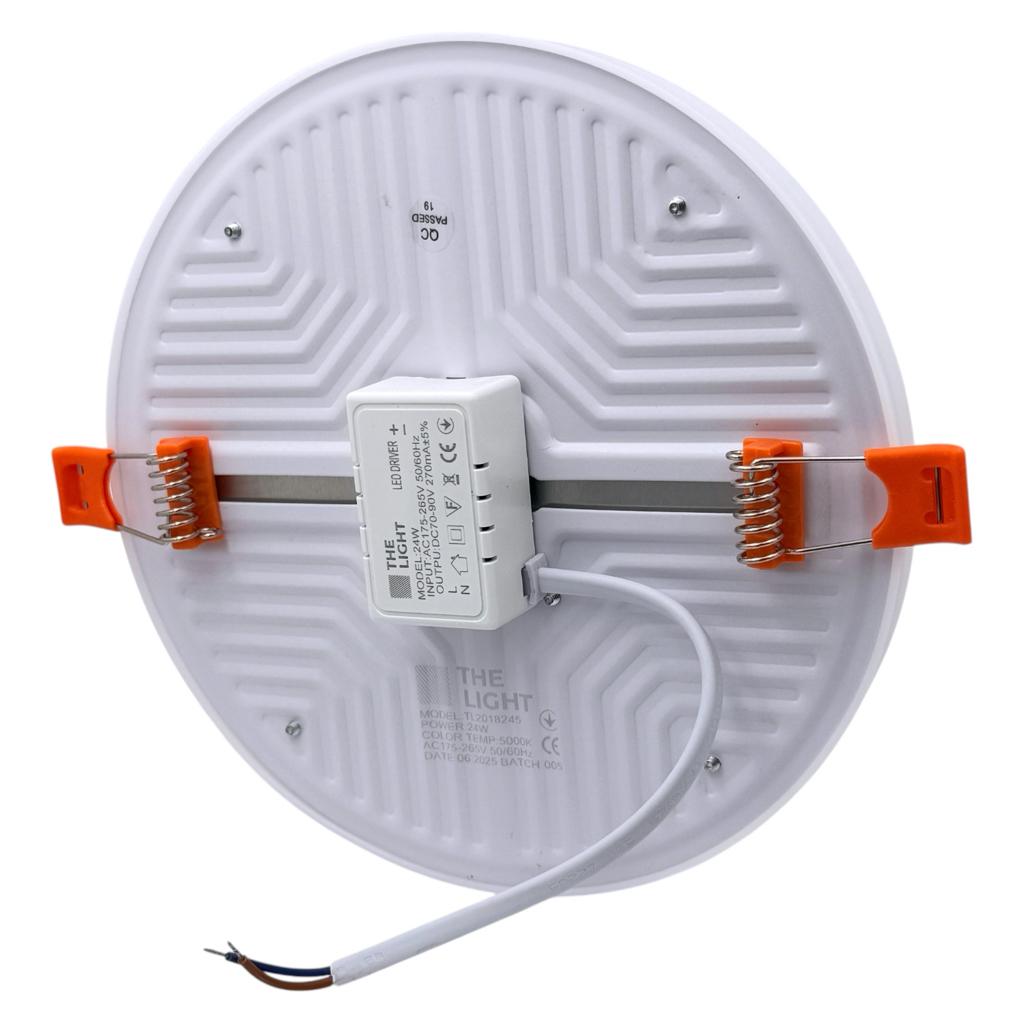 LED-Світильники (вбудовані) The Light LED-Світильник (коло) 24w 5000K 2400Lm TL2018245