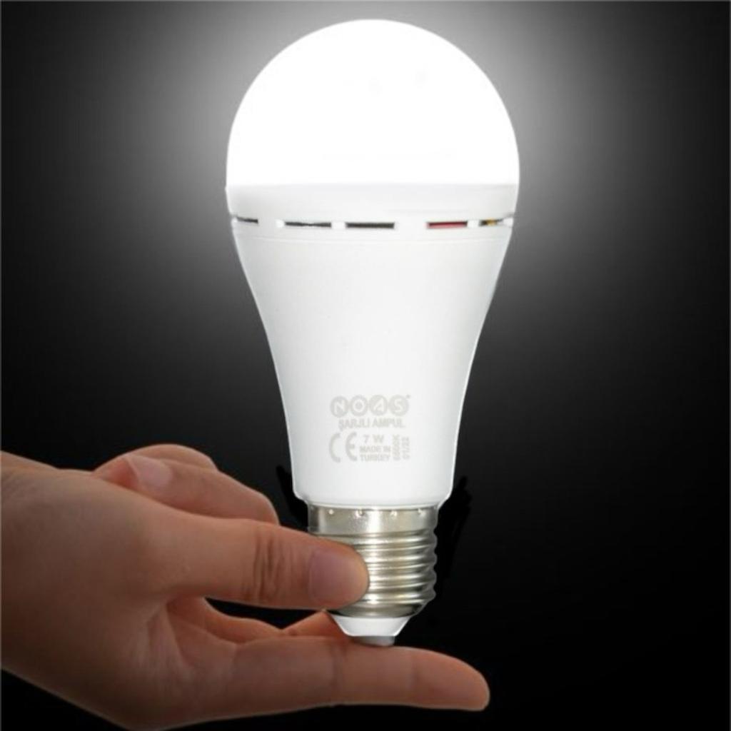 LED-Лампы NOAS LED-Лампа акумуляторна 7W E27 6500K 830Lm A60 YL95-0711