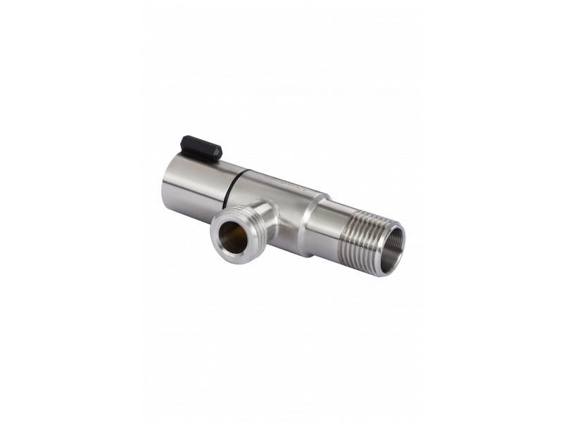 Краны приборные, радиаторные серии CHROME AQUASTRONG R1 Кран угловой приборный нерж. 1/2х 1/2 R102