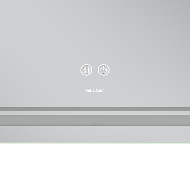  Дзеркала з підсвічуванням MIXXUS Premium QUADRO MR20-100x70 Дзеркало (LED Touch, Anti-fog, димер, лінза) (MP6622)