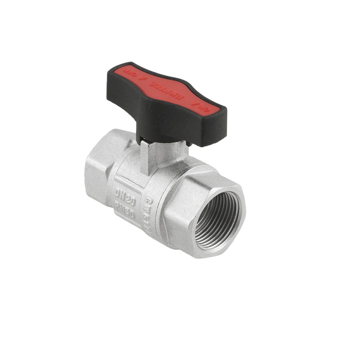 Краны серии Gold Raftec GOLD Кран шаровой DN20 PN50 (3/4) В/В черная бабочка GRDV021