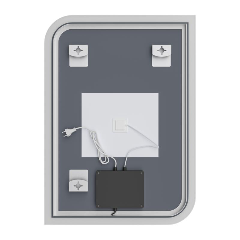  Дзеркала з підсвічуванням MIXXUS Premium BEVEL MA02-90x65-REVERSE Дзеркало (LED Touch, Anti-fog, димер (3-6,5kK)) (MP6641)