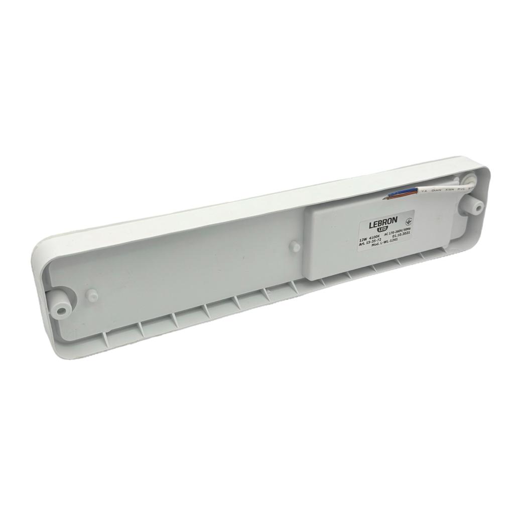 LED-Светильники (накладные) LEBRON LED-Світильник накладний (овал) 12W 4100K 950Lm IP65 L-WL1241 15-35-72