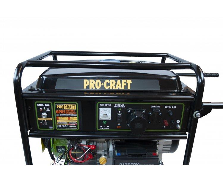Генератори бензинові PROCRAFT Генератор бензиновий GP85 UNIVERSAL
