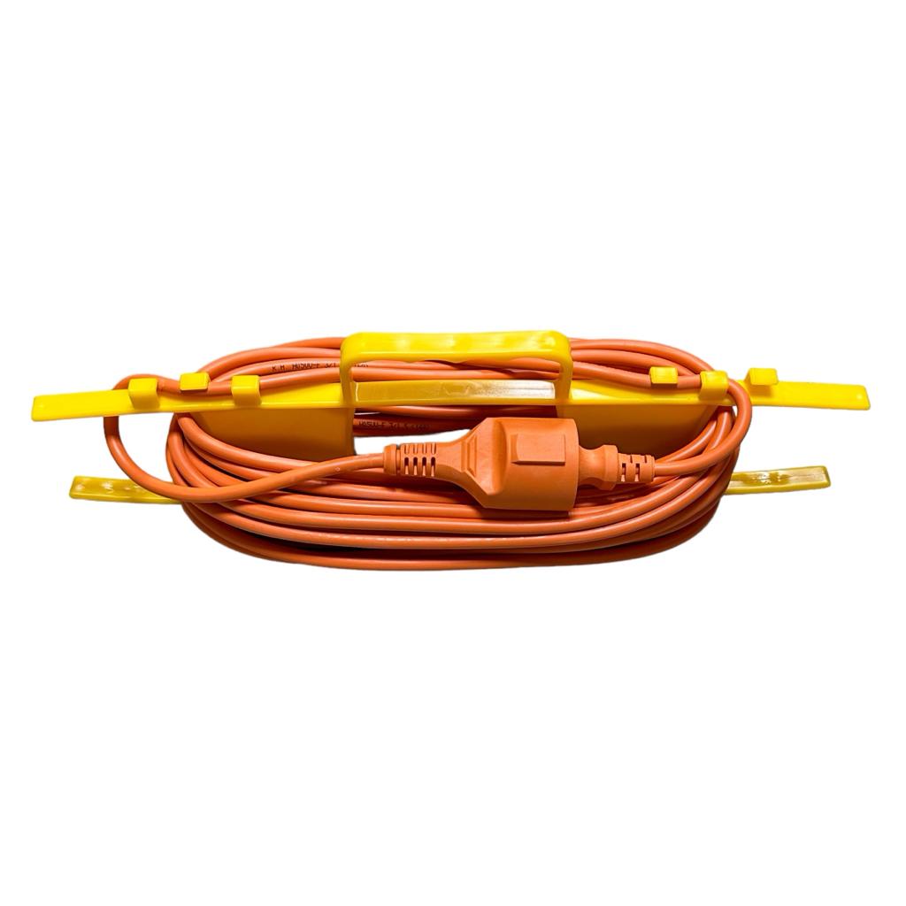 Удлинители электрические RightHausen WATERPROOF Удлинитель электрический на мотовиле 1р./10м. с/с 16A IP44 (оранжевый)
