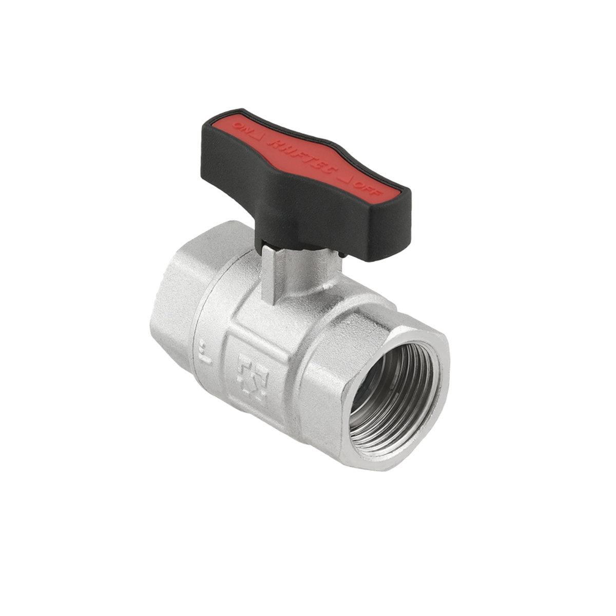 Краны серии Gold Raftec GOLD Кран шаровой DN25 PN50 (1) В/В черная бабочка GRDV031