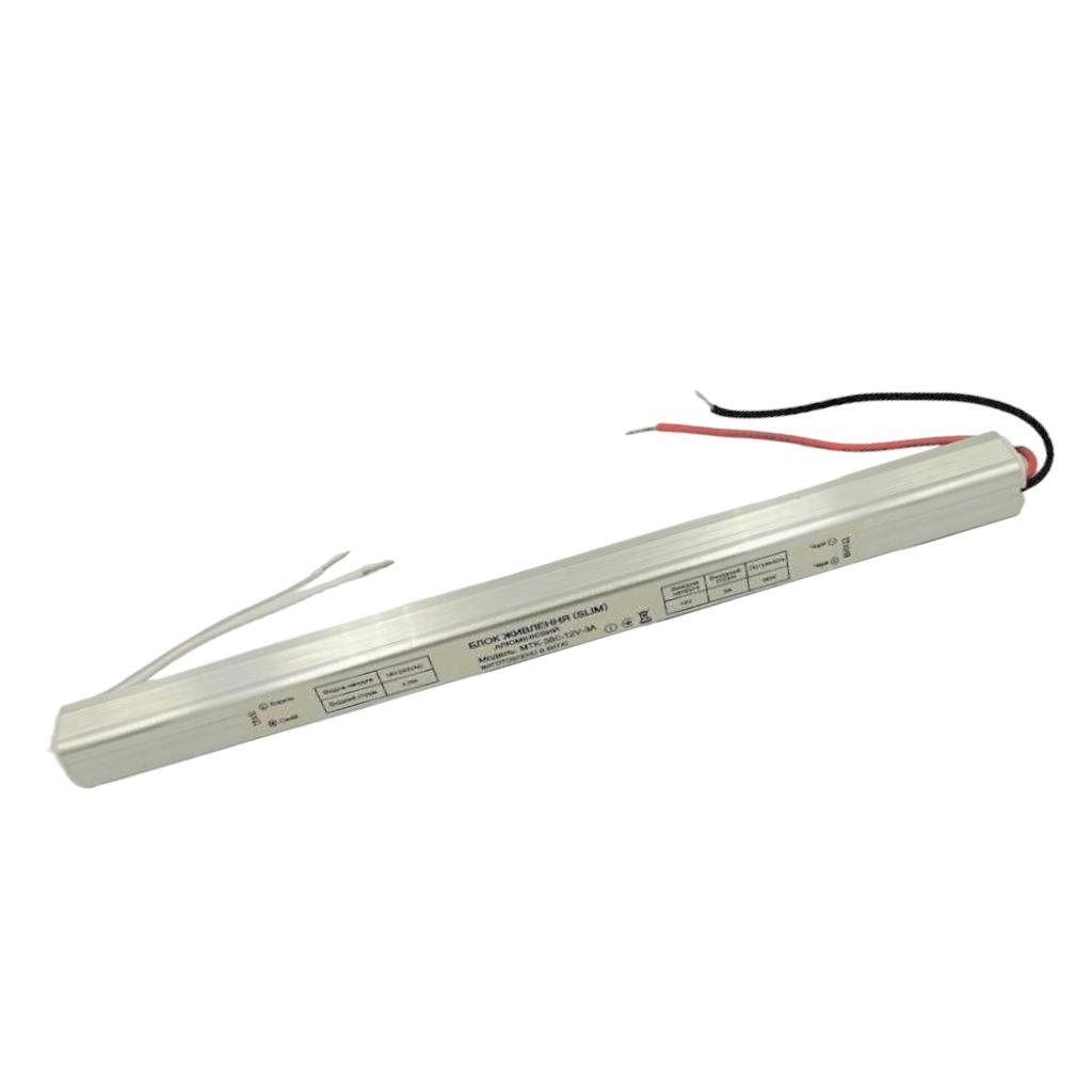Блоки живлення 12V MTK ELECTRO Блок живлення SLIM 24W 12V IP20 (меблевий) MTK-24C-12