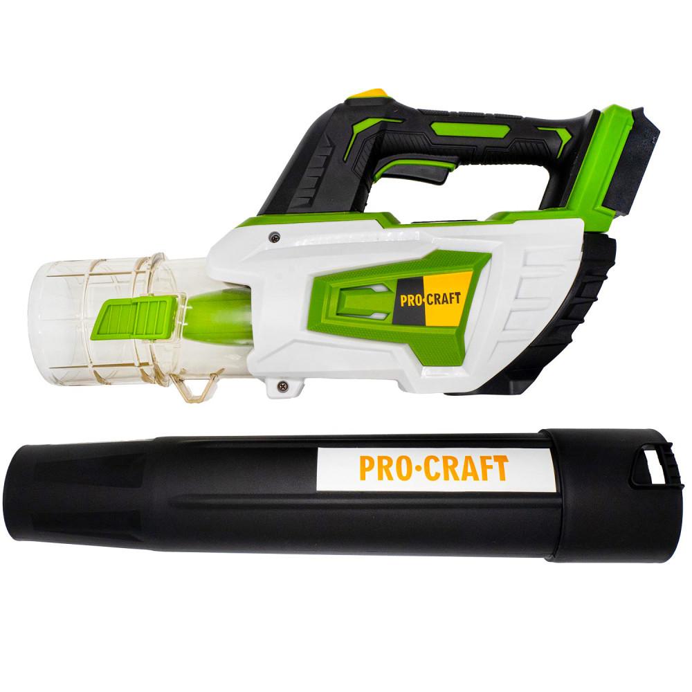 Повітродувки акумуляторні PROCRAFT Повітродувка акумуляторна (без АКБ без ЗП) PB20