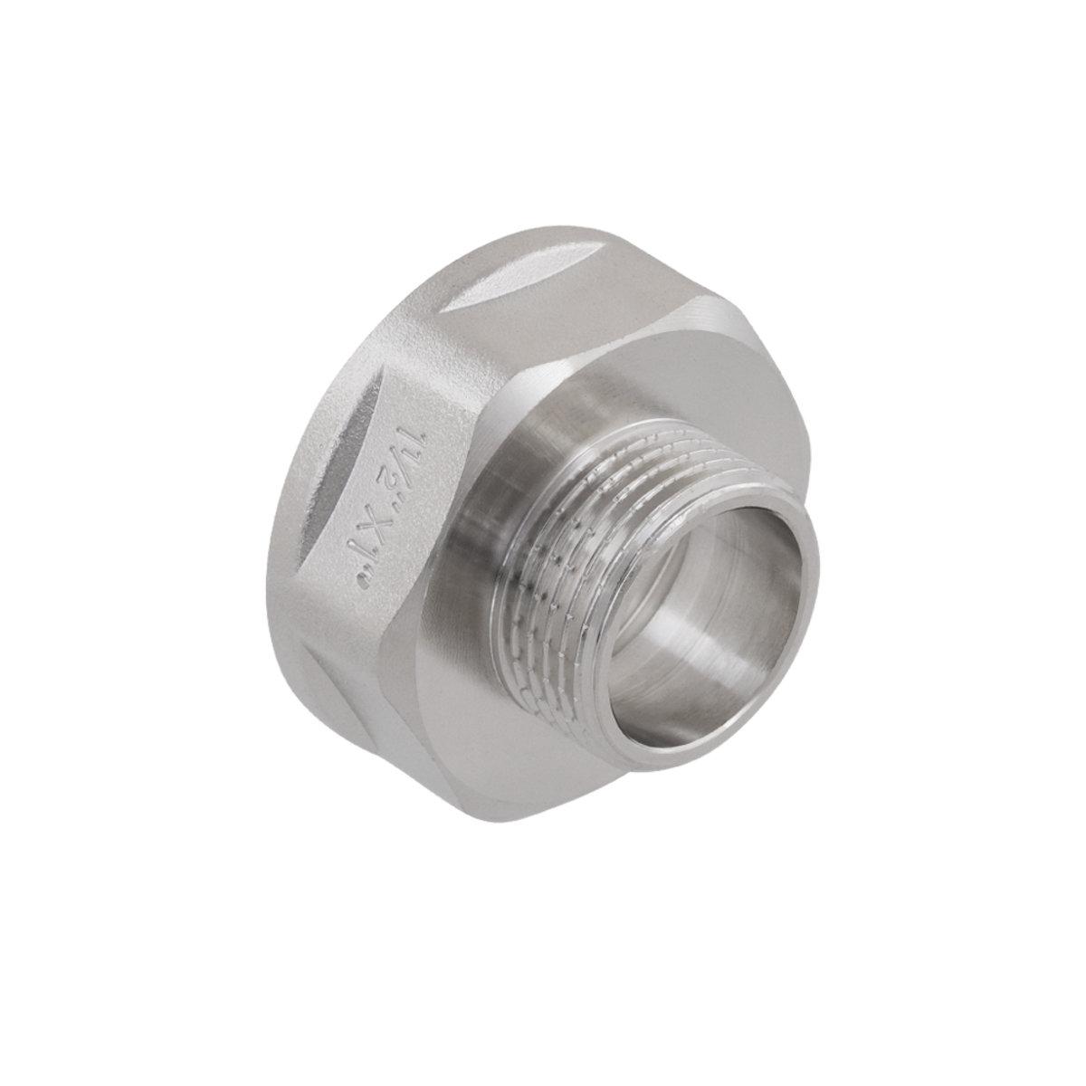 Фитинги резьбовые никелированные Nickel Raftec Переходник 40в*25з (1 1/2В-1С) никель P0503