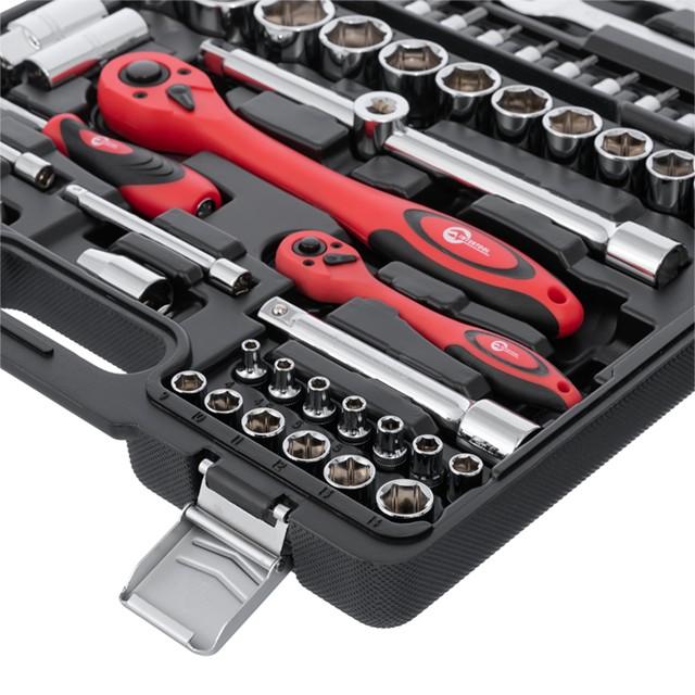 Наборы инструментов INTERTOOL Набор инструментов 1/2 & 1/4 (82ед.) ET-6082