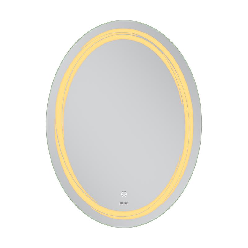  Дзеркала з підсвічуванням MIXXUS Premium WAVE MV04-60x80 Дзеркало (LED Touch, Anti-fog, димер (3-6,5kK)) (MP6636)