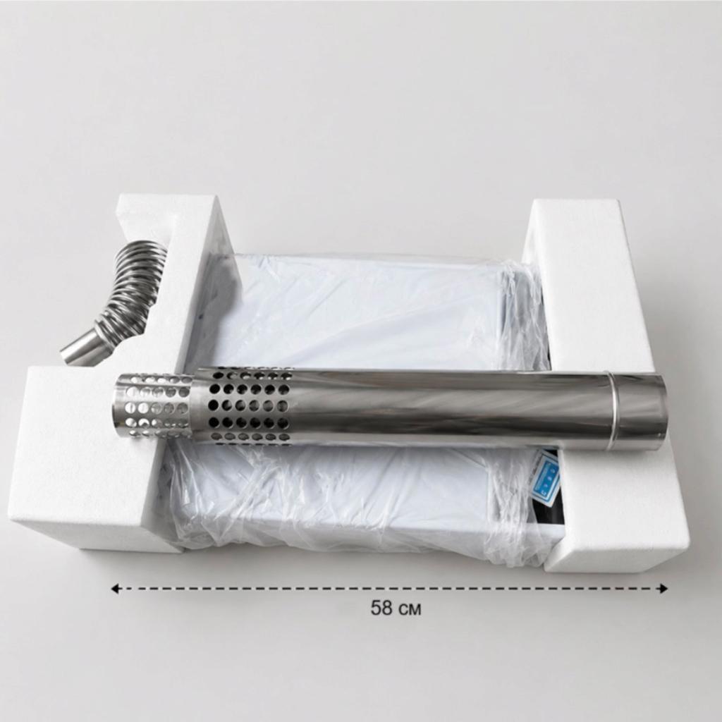 Газові колонки KOER KWH.G0312 TURBO Газова колонка турбована 12л. WHITE 170*330*550мм. (KR5557)