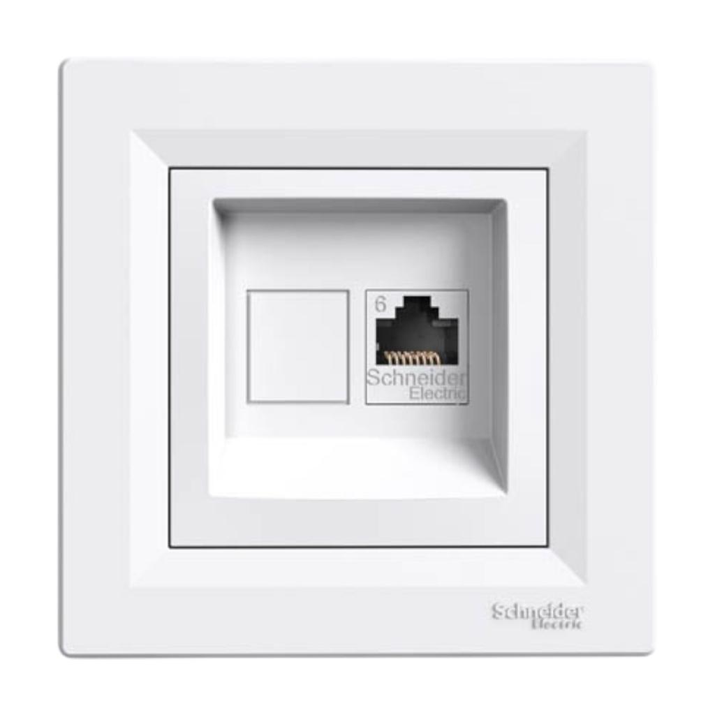 ASFORA (белая) Schneider ASFORA Розетка комп. RJ45 кат.5е UTP (белая) EPH4300121