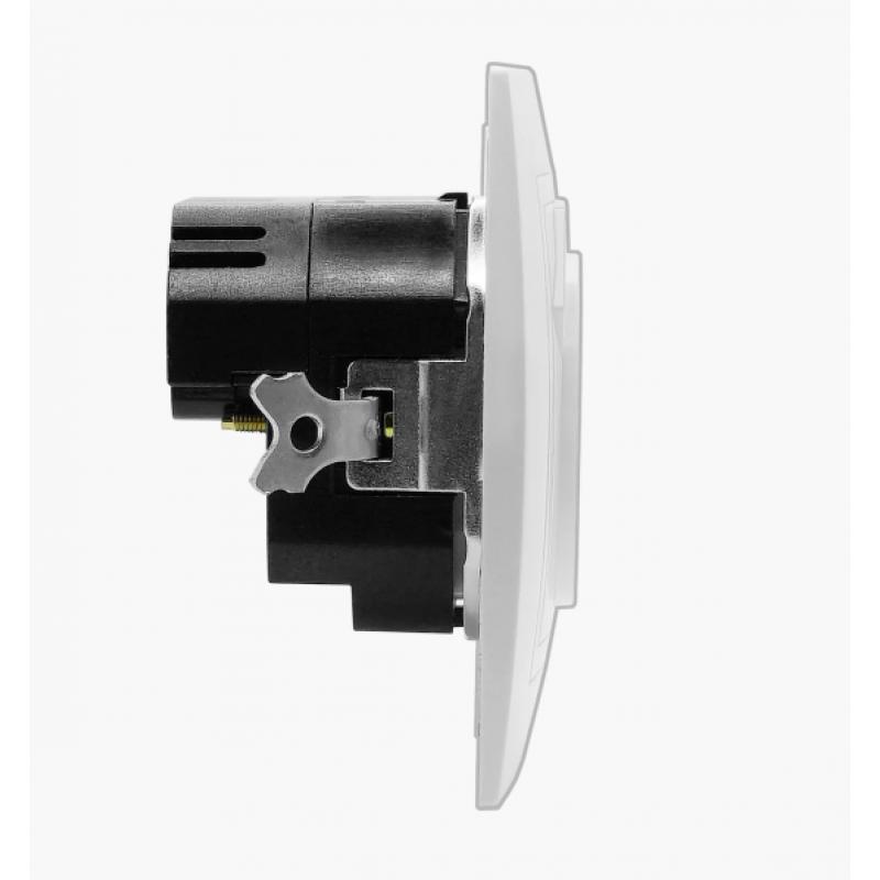 ELEGANT MARSHEL ELEGANT Розетка внутр. 1-я з/з (белая)+2*USB RS16-372