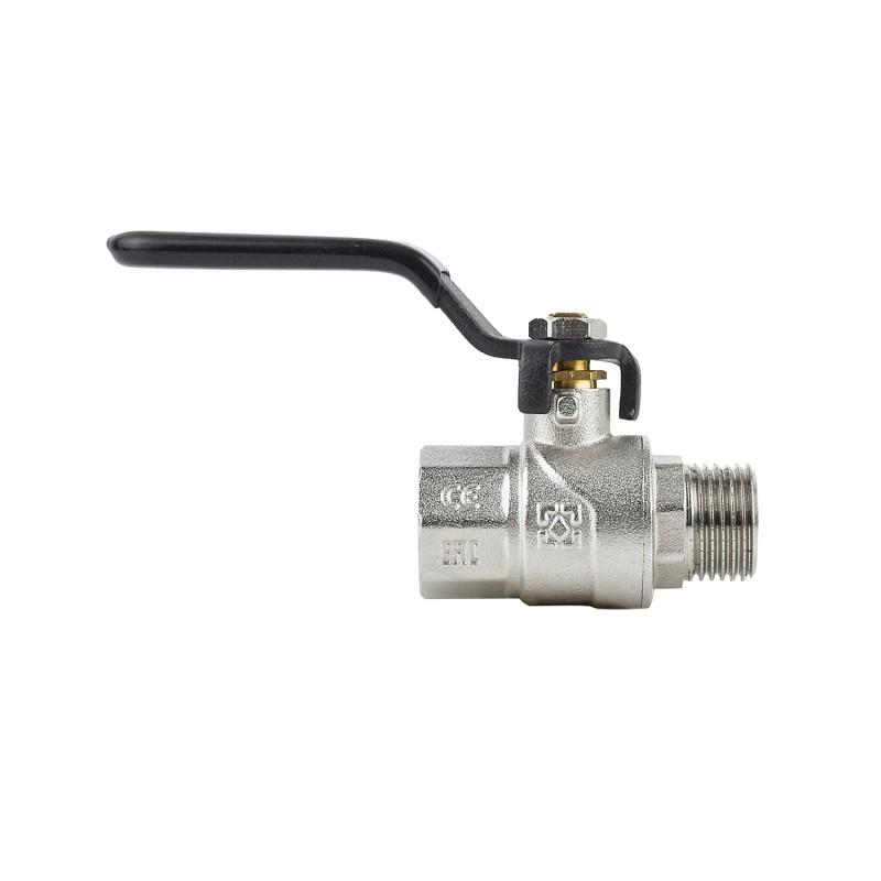Крани серії Black Raftec BLACK Кран кульовий DN32 (1 1/4) В/З чорна ручка DRH41