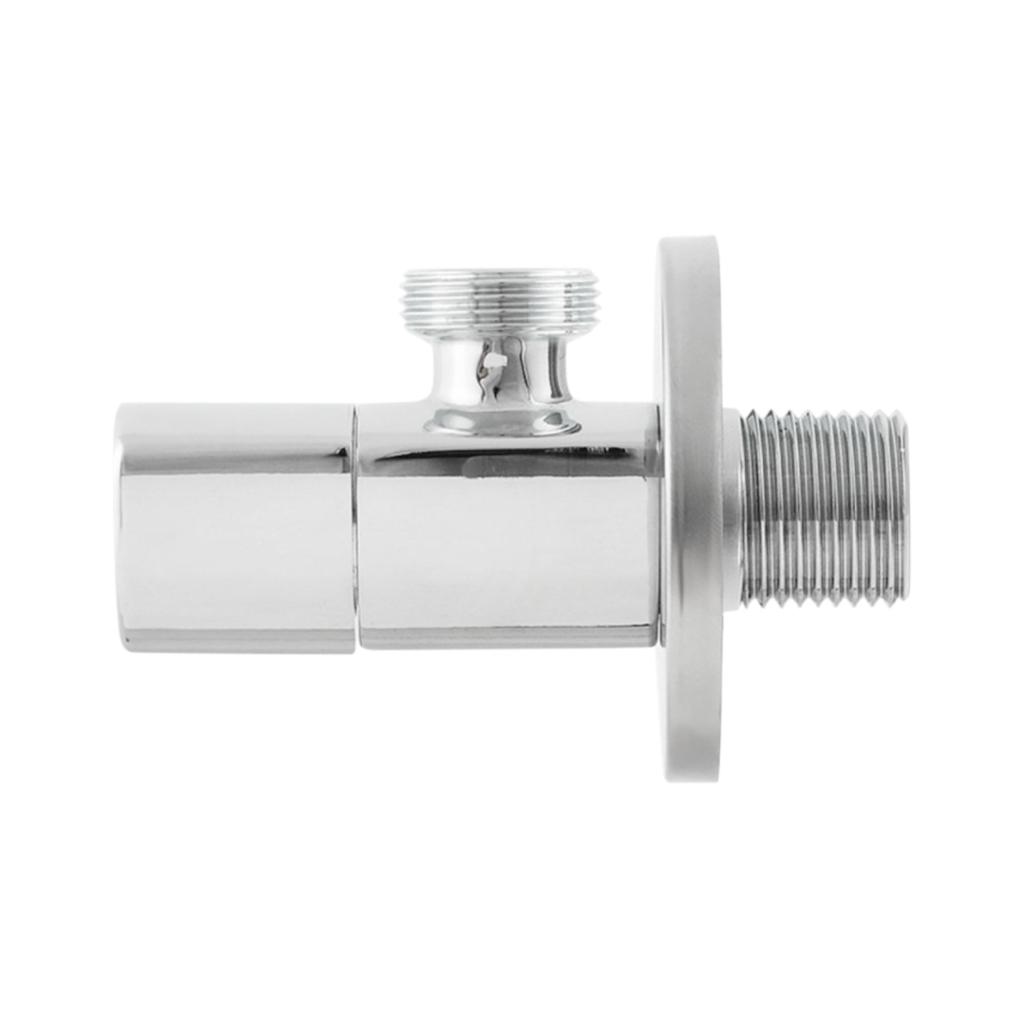 Краны серии Silver Raftec Кран угловой приборный с керамическим запорным. элементом 1/2х 3/4 Relo Silver VKE80102