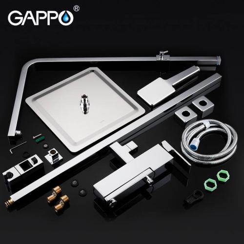 Душевые системы GAPPO G2418 (FUTURA) душ. система лат. корпус 3х функ. Ø35