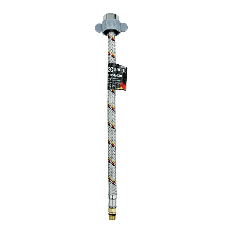 Гибкая подводка  Raftec RHEIN Шланг гибкий с короткой иглой 1/2xM10*18 50см. FHSN050