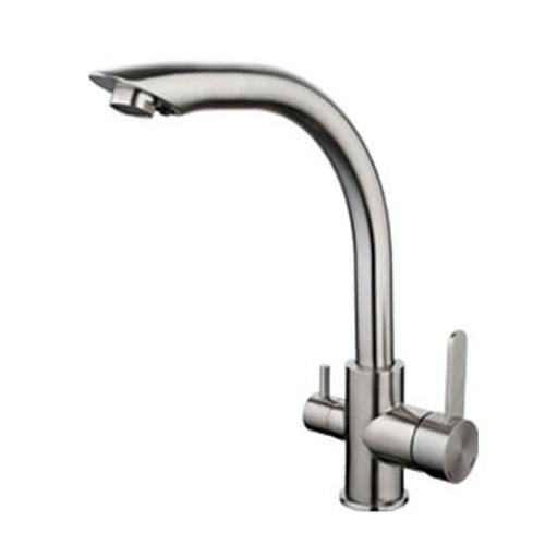 Смесители для кухни GAPPO G4399 (SUTENRESU-KO) Смеситель для кухни под фильтр  из нерж. стали