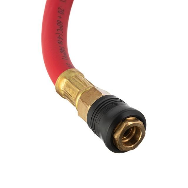 Шланги воздушные INTERTOOL Шланг гибридный, профессиональный, 20 атм, 10*17мм, 10м с латунными быстроразъемными соединениями, STORM PT-1781