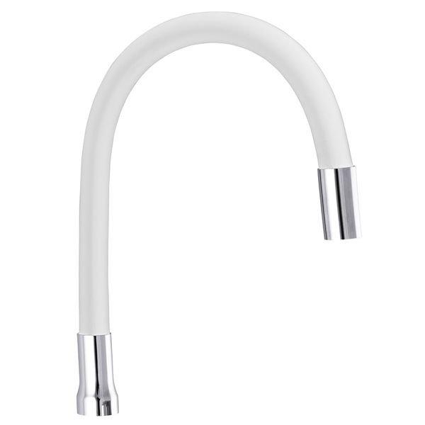 Запчасти к смесителям ZEGOR WKC-058-KW Гусь силиконовый (белый)