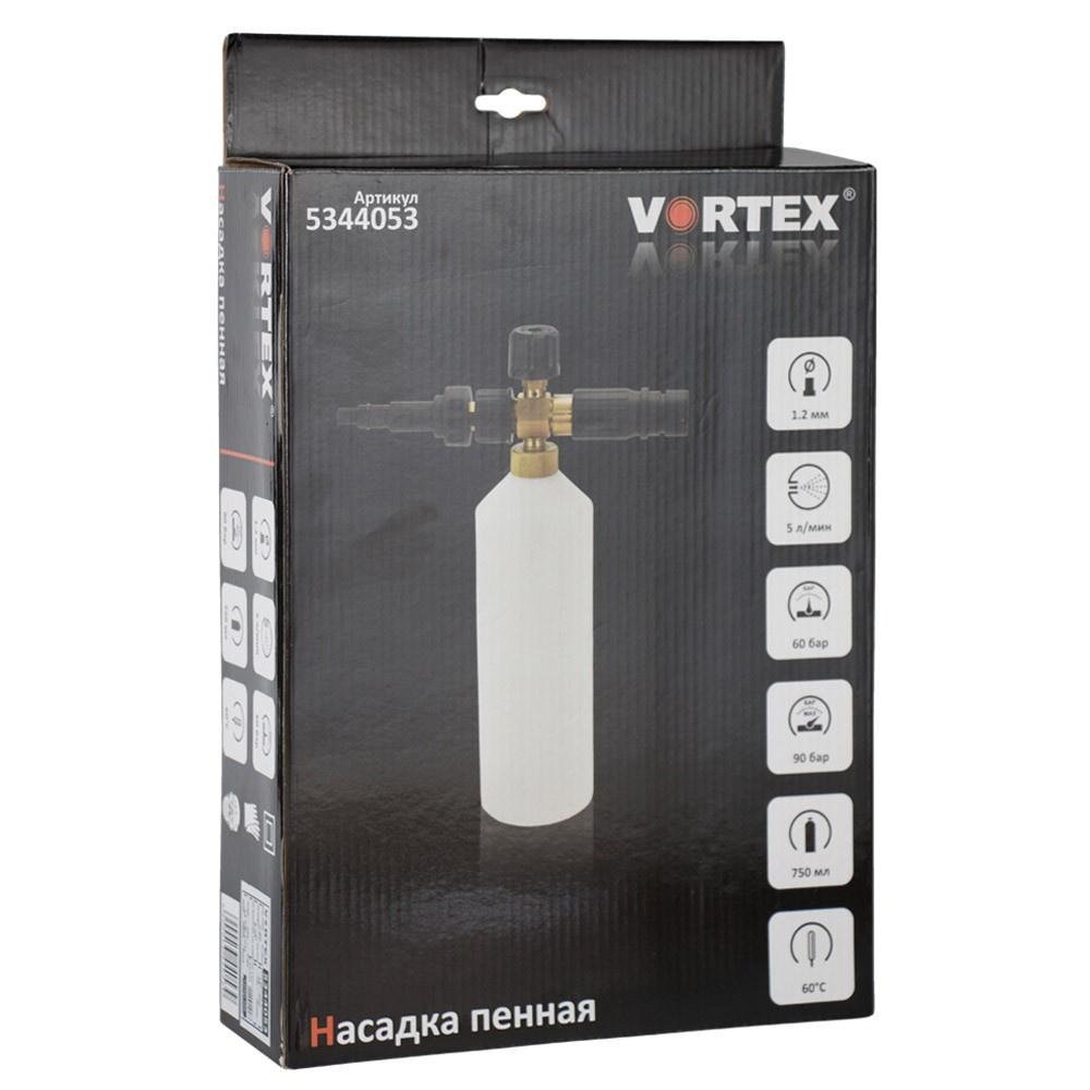 Аксесуари до мийок високого тиску VORTEX Насадка пінна 0,75л для мийок з потужністю від 1500Вт. до 3000Вт. 5344053