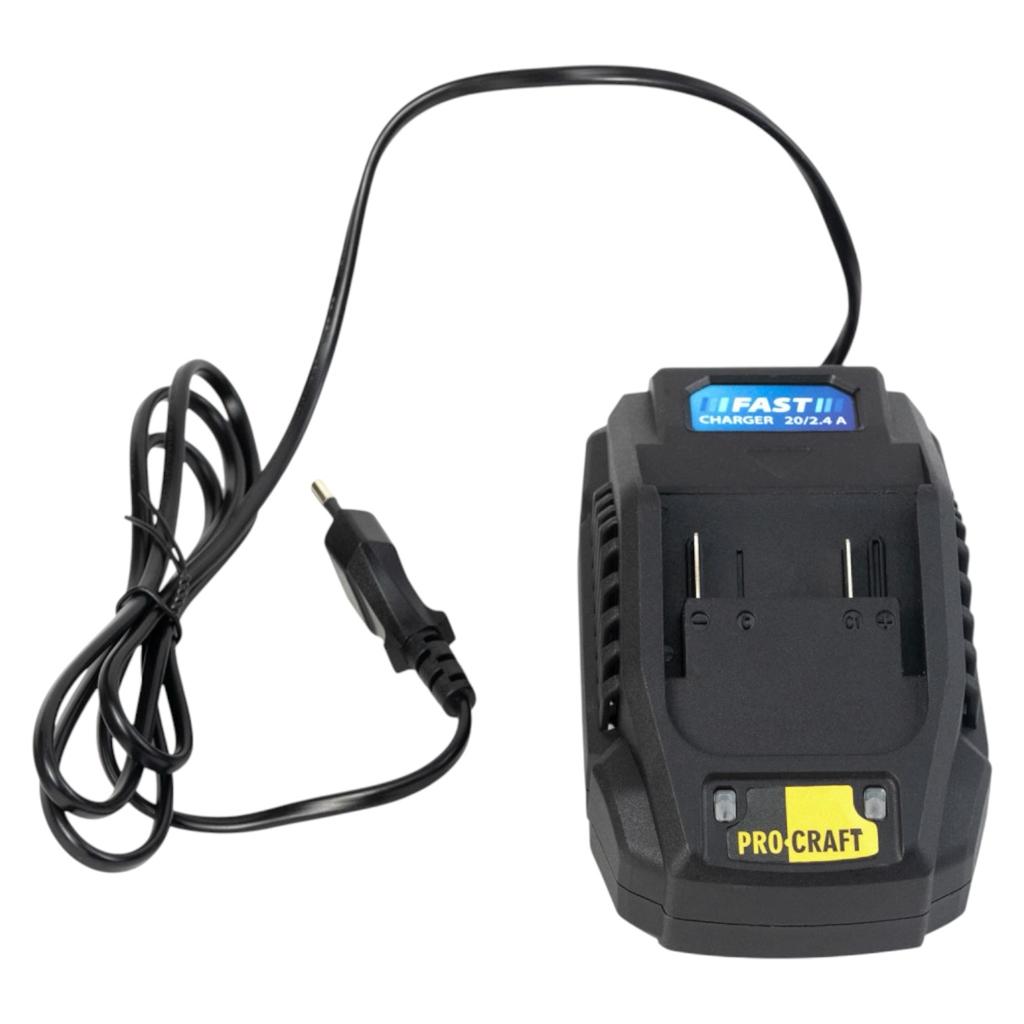 Аккум. батареї і ЗП PROCRAFT Зарядний пристрій 2,4A Charger20/2.4A