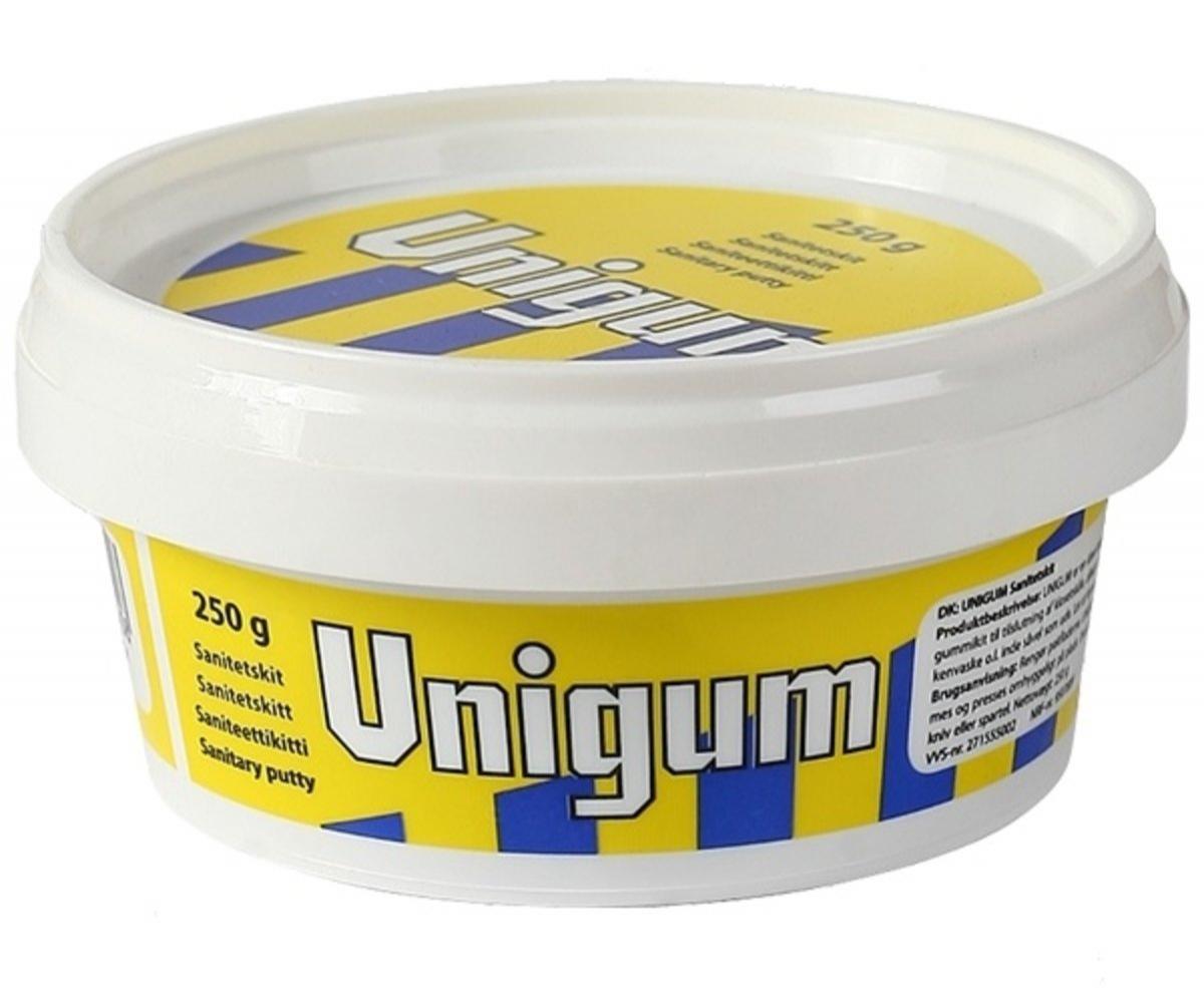 Уплотнительные материалы  UNIPAK Unigum Мастика водонепроницаемая 250г.