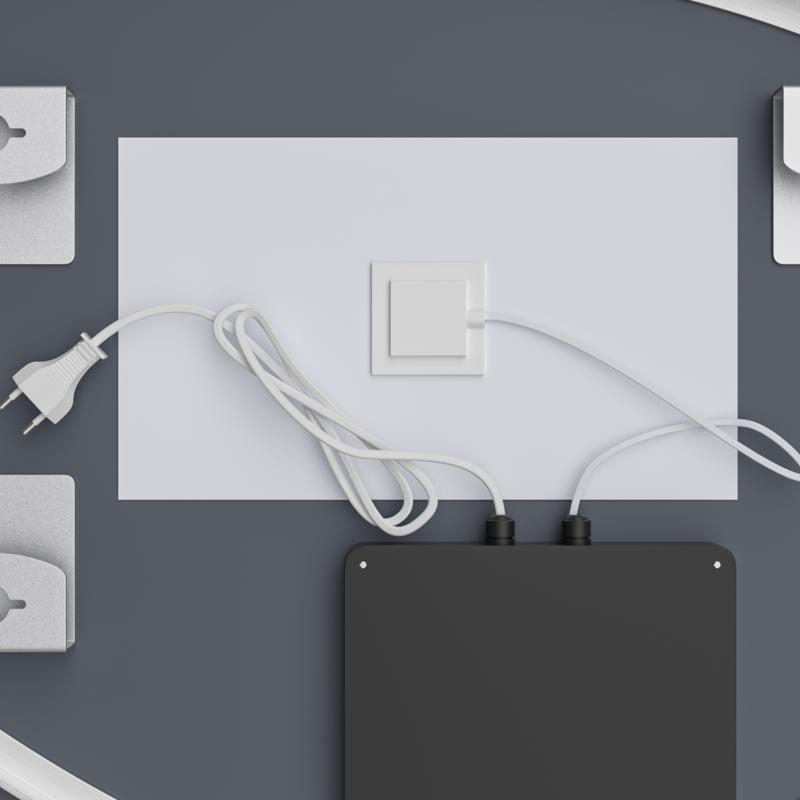  Дзеркала з підсвічуванням MIXXUS Premium DIVERSE MA01-90x60-REVERSE Дзеркало (LED Touch, Anti-fog, димер (3-6,5kK)) (MP6633)