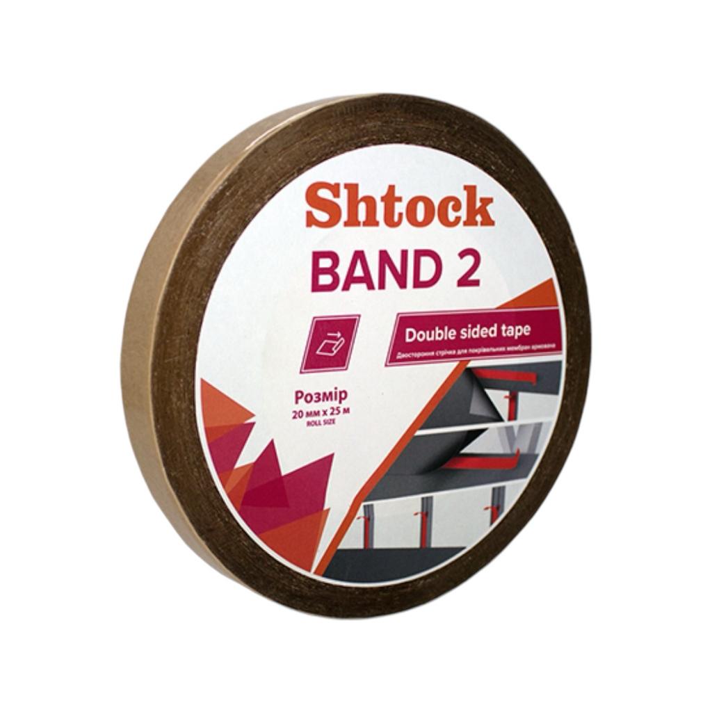 Мембраны строительные Shtock BAND 2 Двостороння стрічка для покрівельних мембран армована 20мм**25м.