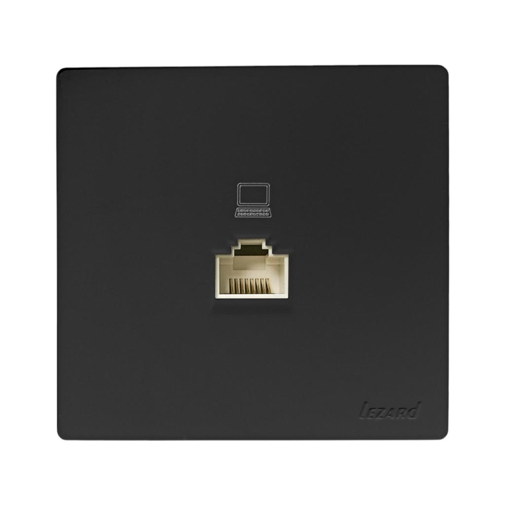 LETO (антрацит) Lezard LETO Розетка наружная компьютерная RJ45 5e (антрацит) 752-4200-139