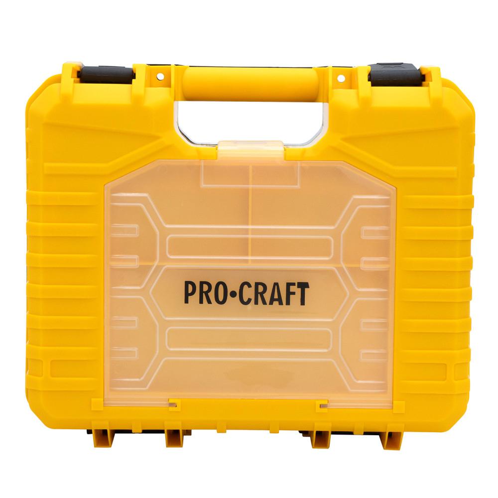Шуруповёрты аккумуляторные PROCRAFT Шуруповерт акумуляторний безщітковий 20V 30Нм (з АКБ 1*2Ah+ЗП+кейс) PA18Pro