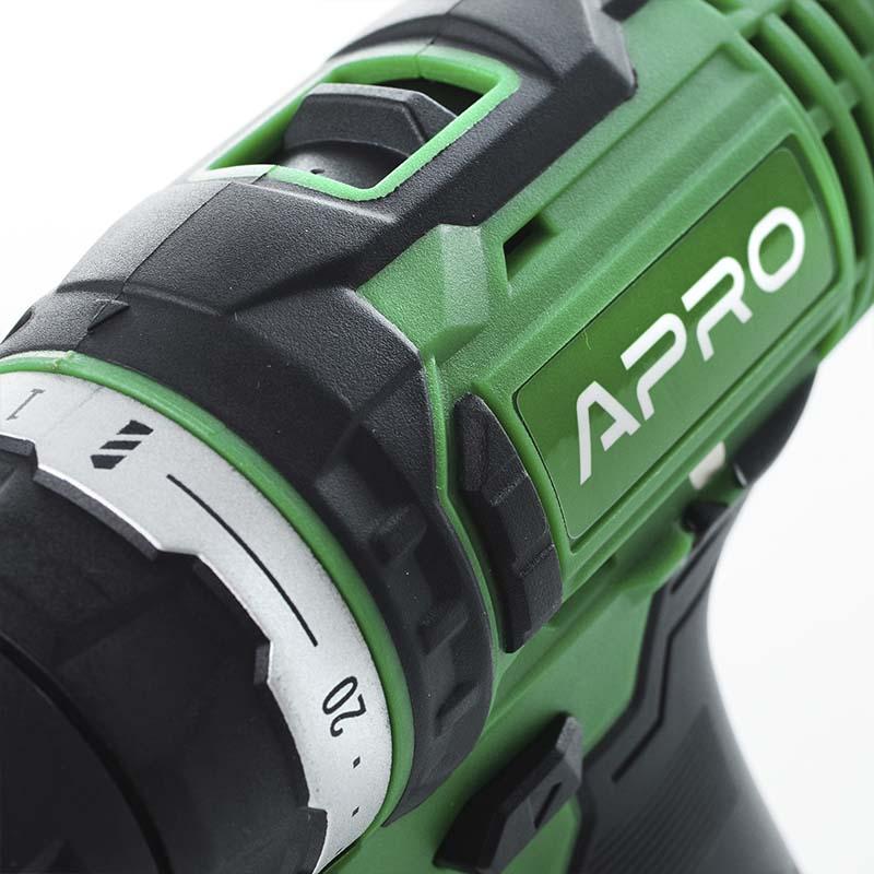 Шуруповёрты аккумуляторные APRO Шуруповерт аккумулятор. 12V 12D (АКБ 2*1,5Ah и ЗУ, кейс) 895003