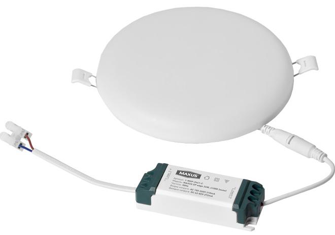 LED-Светильники (встраеваемые) MAXUS SP LED-Светильник 24W 4100K 1-MSP-2441-C