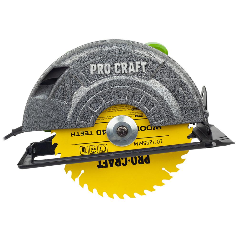 Пилки дискові (електричні) PROCRAFT Пила дискова Ø255мм. 3000Вт. KR3000