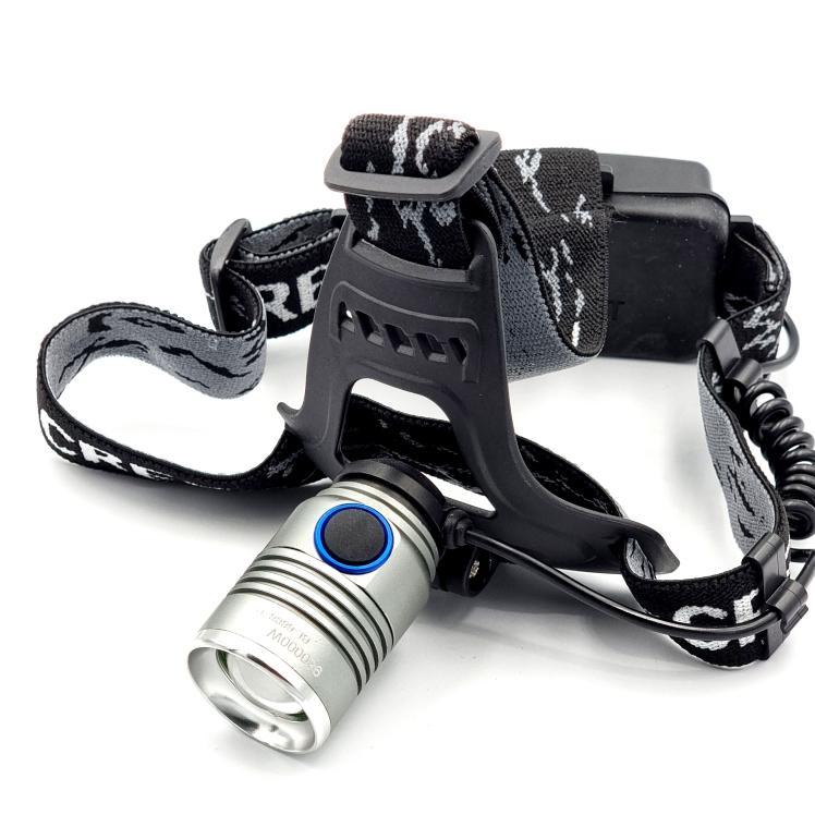 Фонари налобные X-Balog Фонарь налобный 2в1 2*18650, micro USB BL-6888-T6