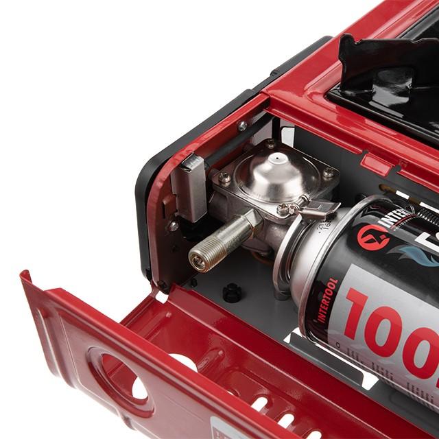 Плитки газовые портативные INTERTOOL Плита портативная с адаптером GS-0001