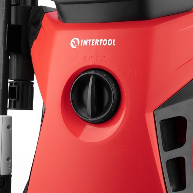 Мийки високого тиску електричні INTERTOOL Мийка високого тиску 2000Вт, ном. 6,5 л/хв, макс. 7.5 л/хв, 110-160бар DT-1517