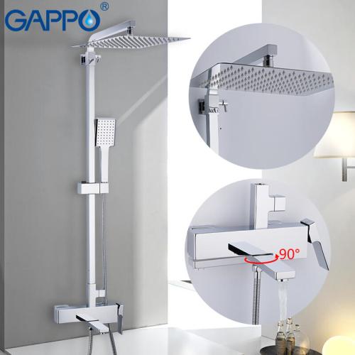 Душевые системы GAPPO G2418 (FUTURA) душ. система лат. корпус 3х функ. Ø35