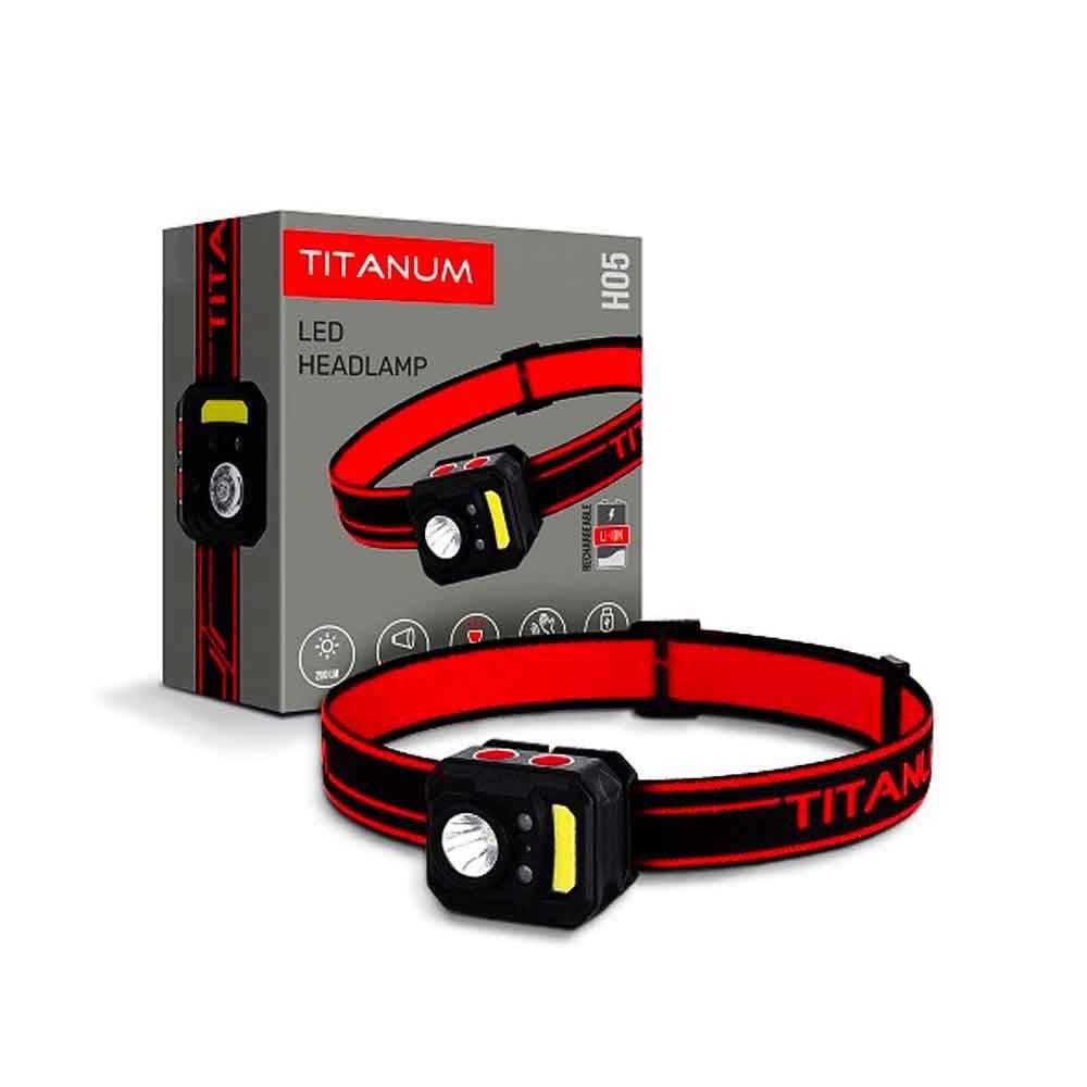 Фонари налобные TITANUM Фонарь налобный 250Lm 6500K TLF-H05