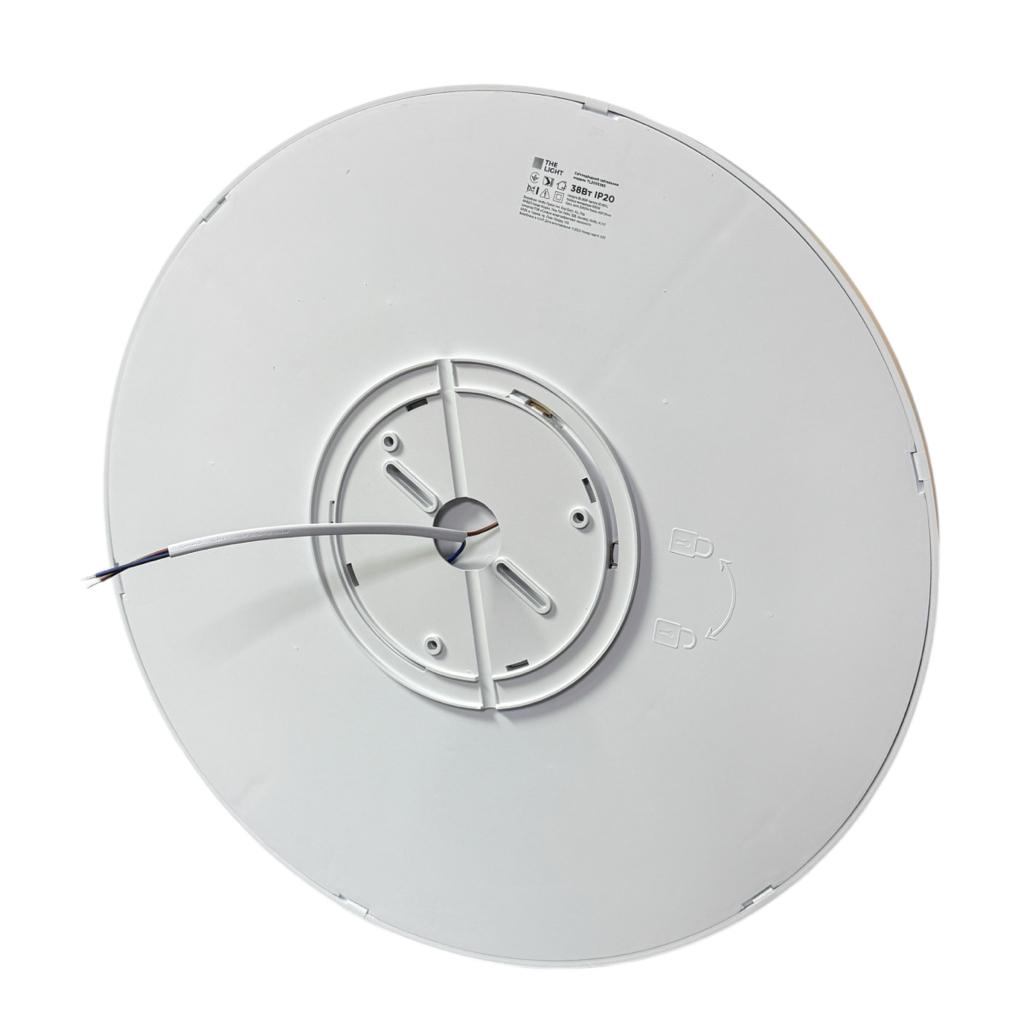 LED-Світильники (накладні) The Light LED-Светильник накладний 38W 5000K 3420Lm (коло) БІЛИЙ TL2033385