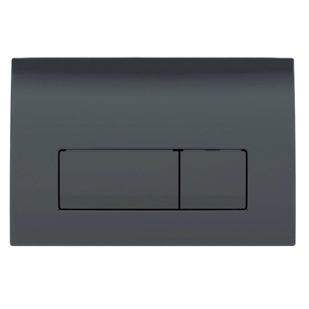Смывные клавиши GEBERIT DELTA50 смывная клавиша, пластик, чёрный RAL 9005 115.119.DW.1