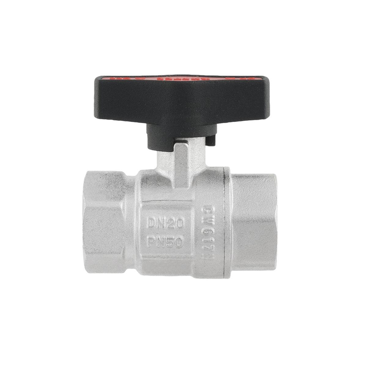Краны серии Gold Raftec GOLD Кран шаровой DN20 PN50 (3/4) В/В черная бабочка GRDV021