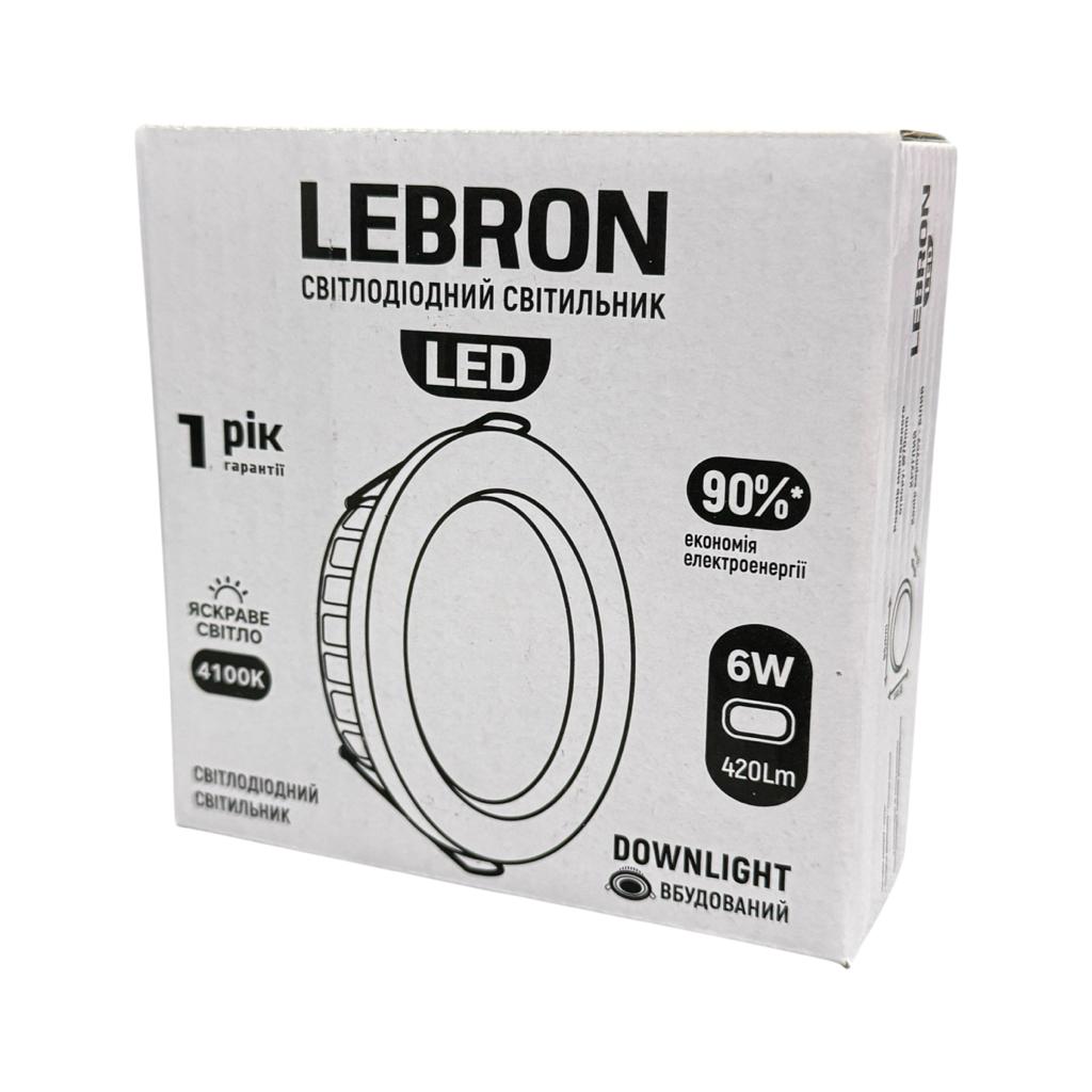 LED-Светильники (встраеваемые) LEBRON LED-Светильник 6W 4100K L-DR-641 12-08-06