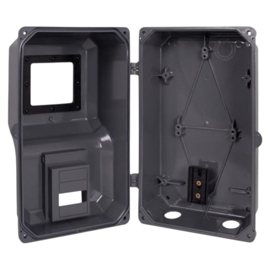 Коробки під лічильники E.NEXT e.mbox.stand.plastic.n.f1 Короб для однофазного лічильника навісний, з комплектом метизів s0110001