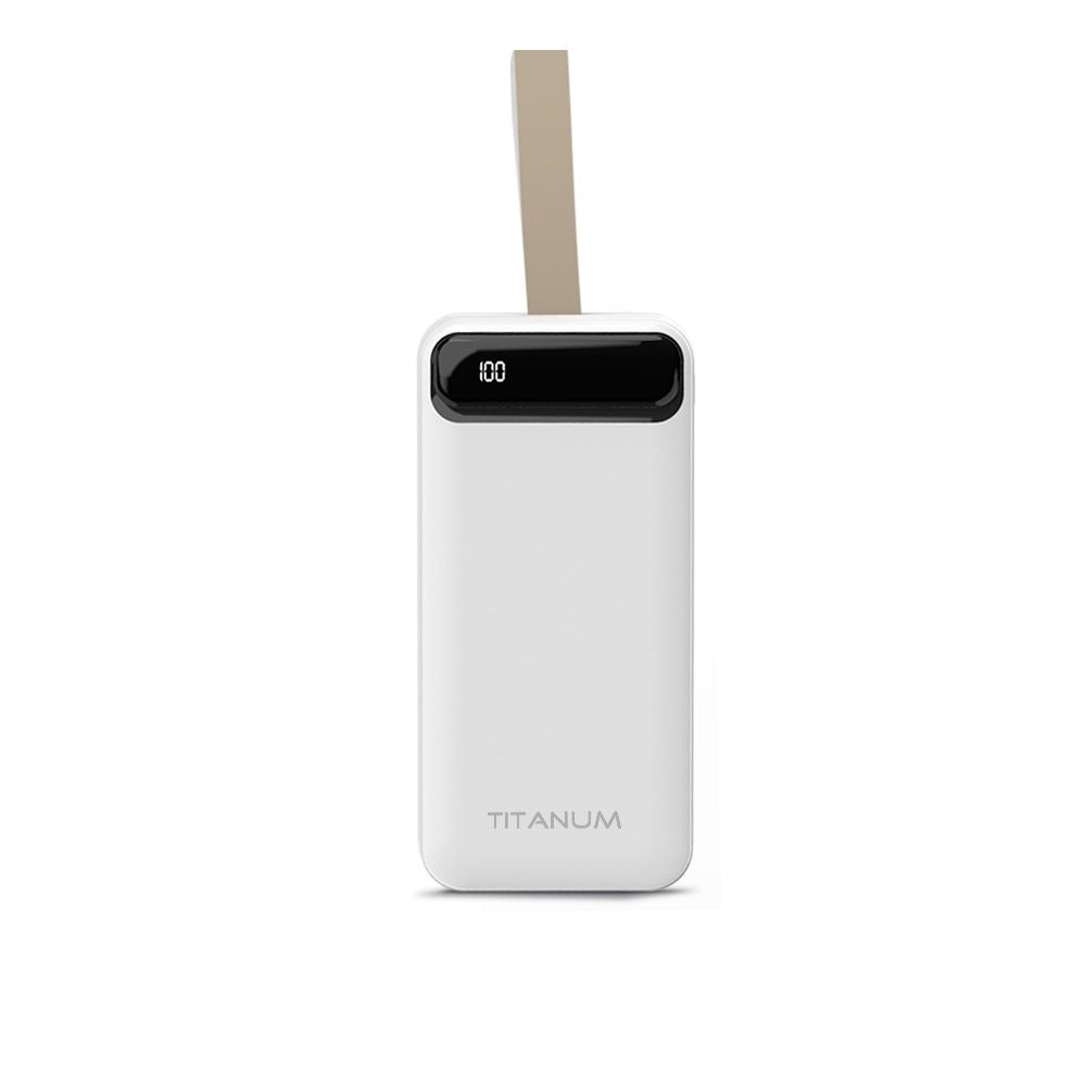 Повербанки (POWER BANK) TITANUM Power bank 50000mAh  TPB-741 White