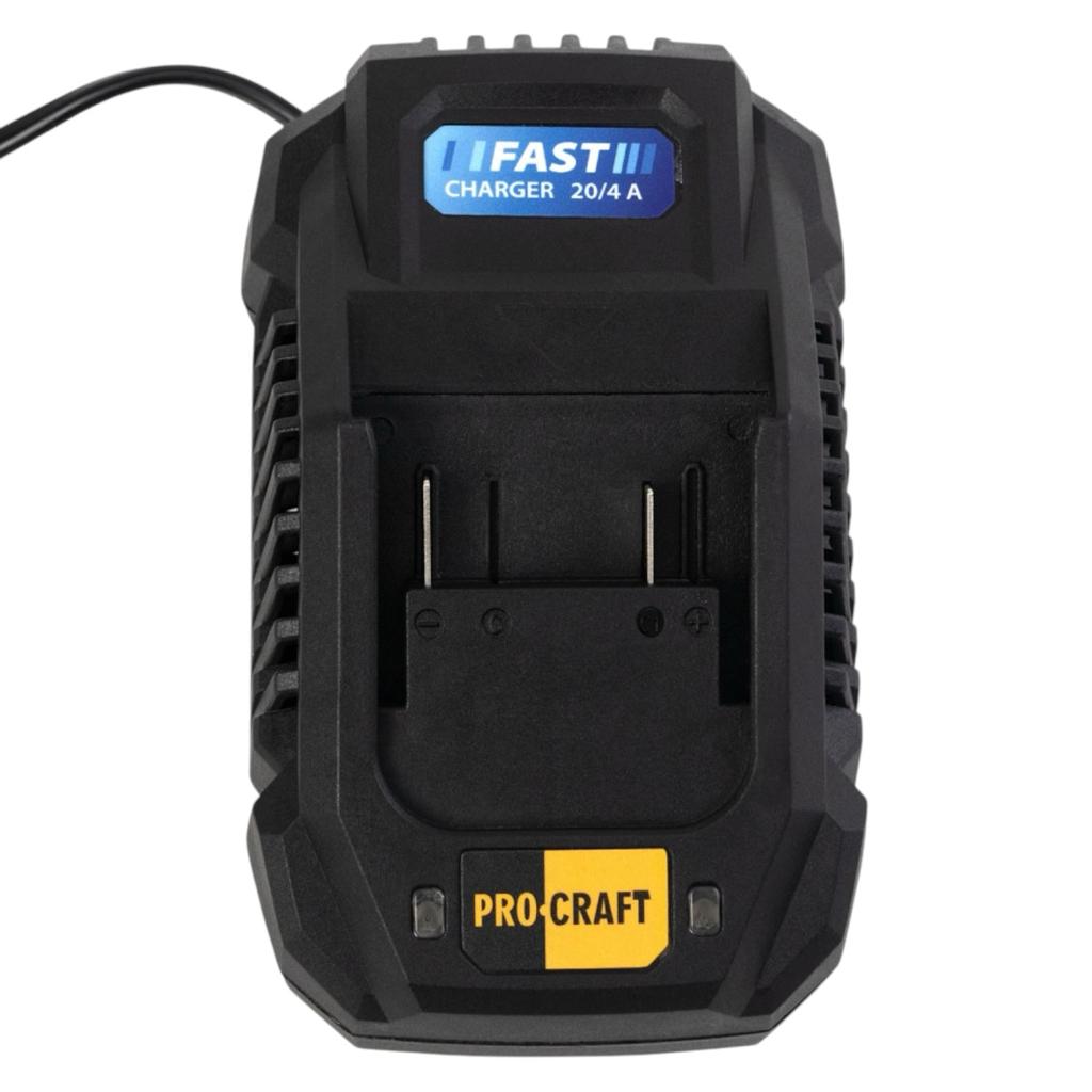 Аккум. батареї і ЗП PROCRAFT Зарядний пристрій 4A Charger20/4A