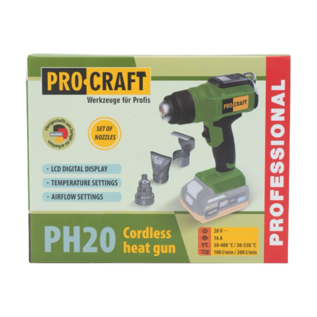 Фени акумуляторні PROCRAFT Фен акумуляторний (без АКБ та ЗП) PH20