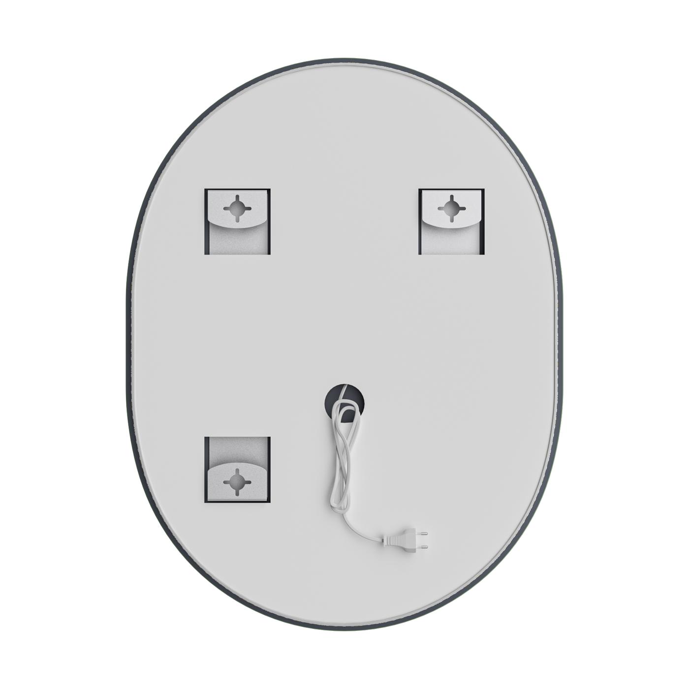 Зеркала с подсветкой MIXXUS Premium ELLIPSE MV05-80x60-REVERSE Дзеркало (LED Touch, Anti-fog, димер (3-6,5kK)) (MP6642)